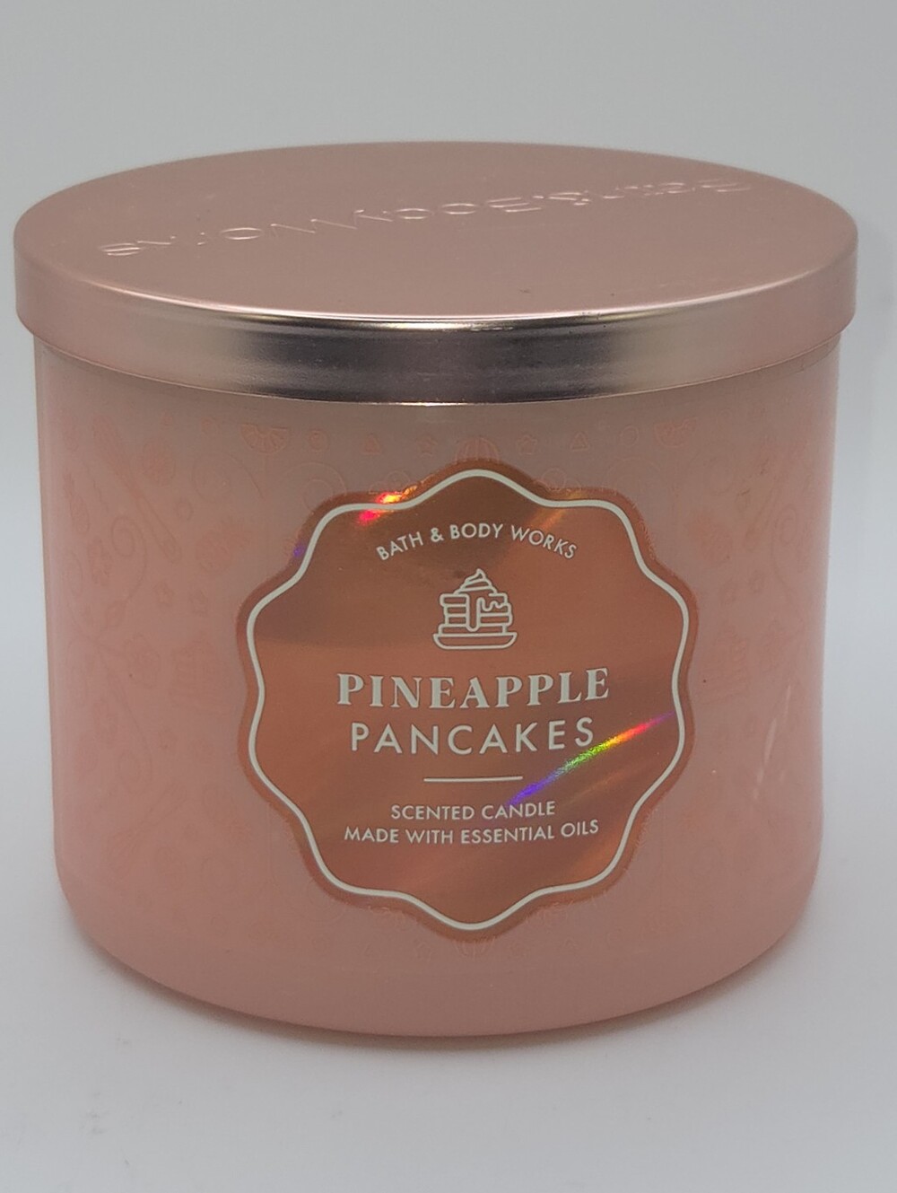 Bath & Body Works Pineapple Pancakes Scented 3 Wick Candle